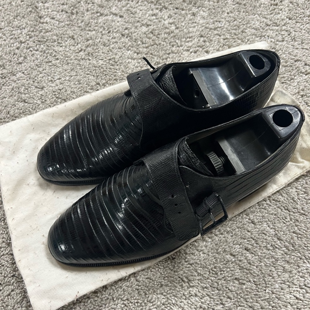 Stemar made in Italy- Men's Black Dress Shoes